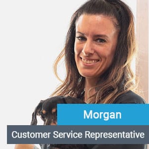 Morgan, veterinary team member at Primary Care Animal Hospital in Long Beach